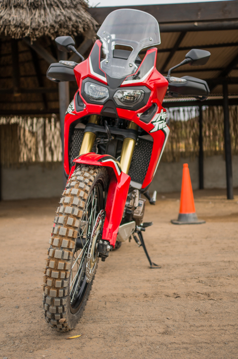 If only Honda had brought a Dakar version to when I rode the bike in South Africa... Photo by Sean MacDonald.